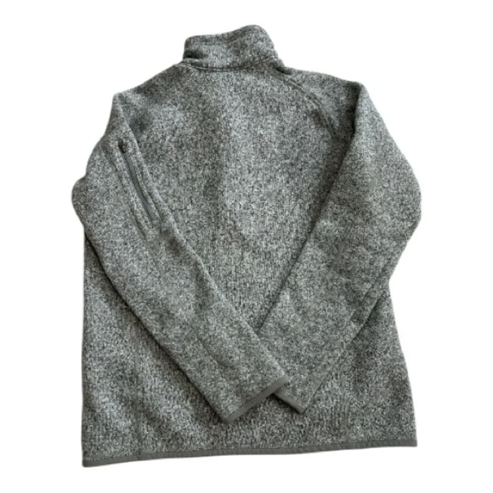 Patagonia Better Sweater Gray Fleece Quarter-Zip Pullover.Size L - Picture 2 of 6